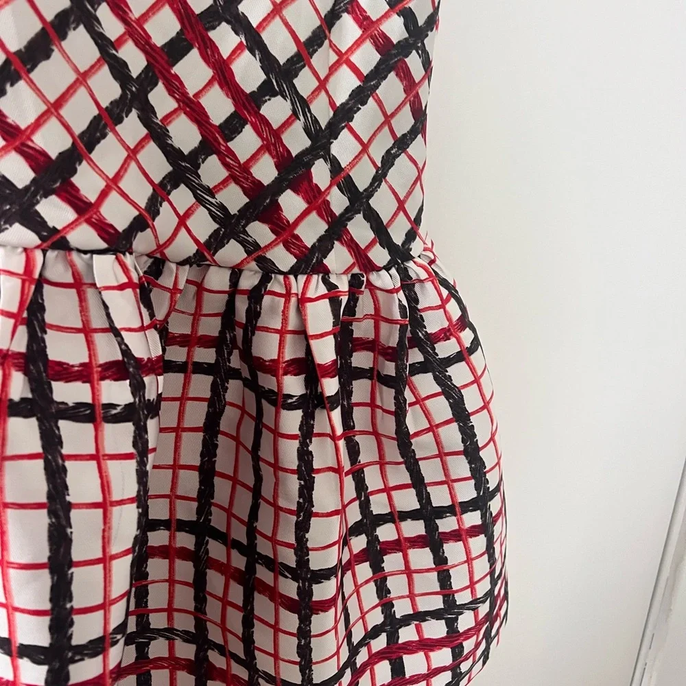 Crewcuts X Kid Made Modern Red and Black Plaid Kids Dress - Picture 5 of 7
